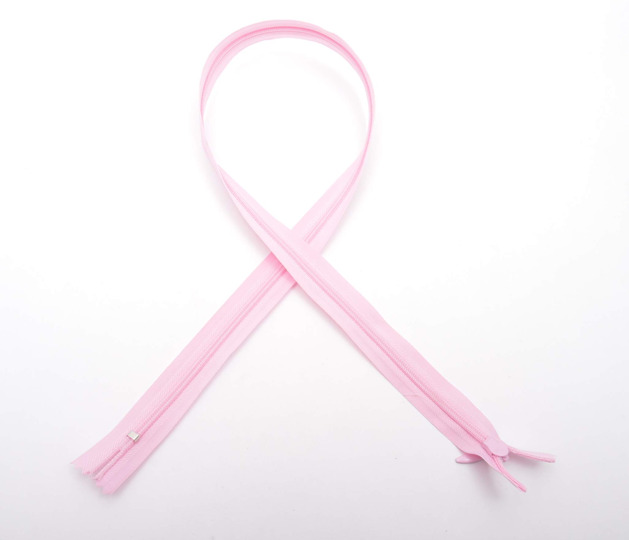 Trimz Adjustable Invisible Zip, Pink, 60cm
