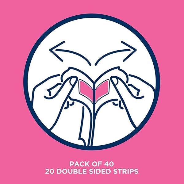 VEET EASY-GEL LEGS HAIR REMOVAL WAX STRIPS FOR SENSITIVE SKIN 40 PACK