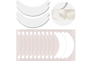 LLBA Biogel Eye Pads For Eyelash Extension | Under Eye Pads Eyelash Extension Supplies | Soft Sticky Pads for Sensitive Skin during Eyelash Perm Lamination, Lash Extensions Remover (10 Pairs, Style 3)