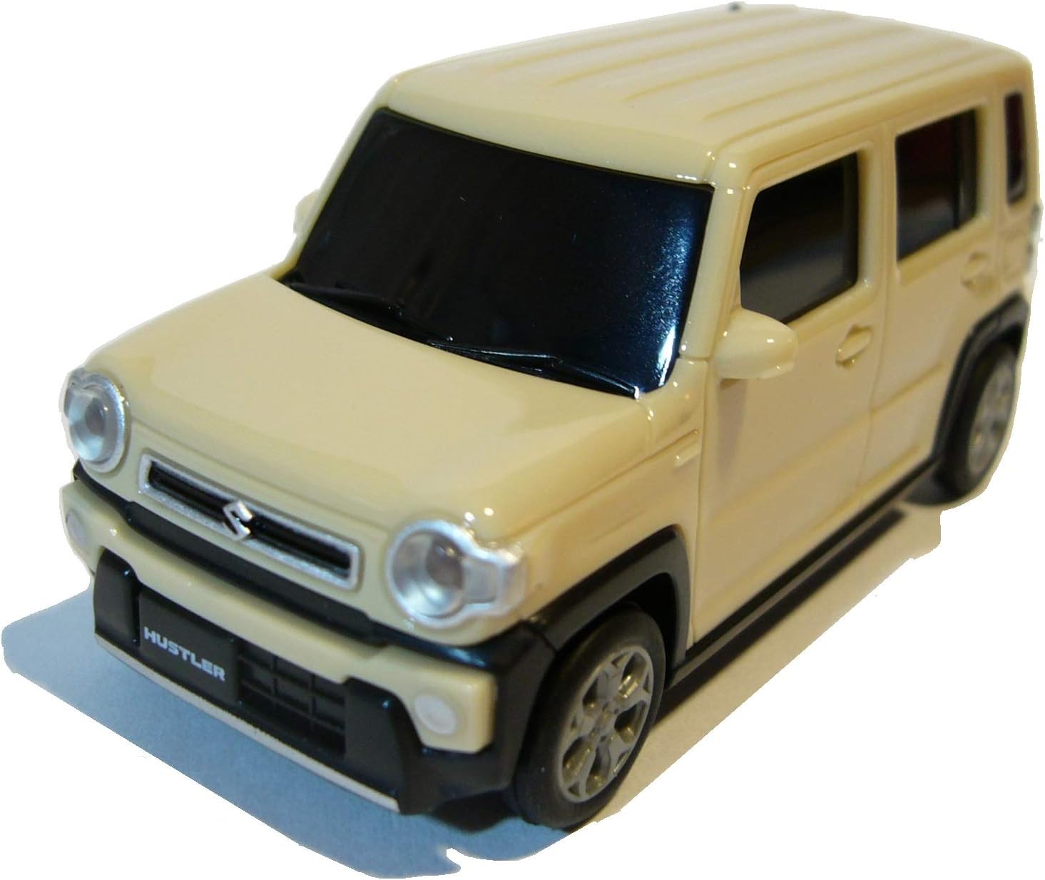 Amazon Suzuki スズキ 新型 ハスラー Hustler プルバックカー ミニカー 色見本 カラーサンプル シフォンアイボリーメタリック ミニカー ダイキャストカー おもちゃ