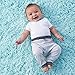 Lamaze Organic Baby Baby Boys' Pure Organic Pull on Jogger Pants, Light/Dark Grey, 9 Months