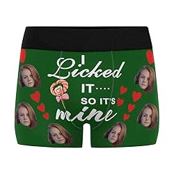 Custom Personalized Photo Printed Face Boxer, I