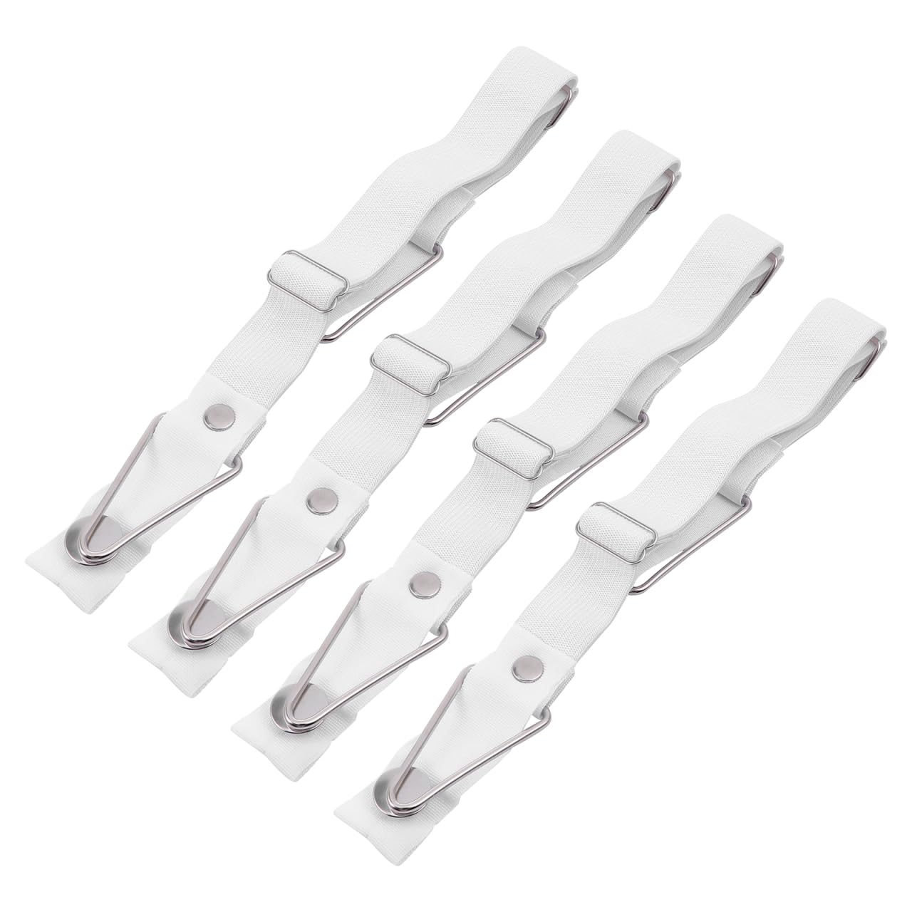 4PCS Adjustable Bed Sheet Fasteners,16.51 Inch Bed Sheet Holder Straps Bedsheet Elastic Bands for Bedding Mattress Sofa Cushion