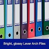 Oxford Premium A4 Lever Arch File Pink Single Heavy Duty 70mm Spine 560 Sheets view 3