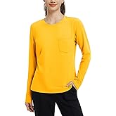 baleaf Women's Long Sleeve Workout Shirts for Women Active Tops Soft Activewear Moisture Wicking Running Clothes Travel