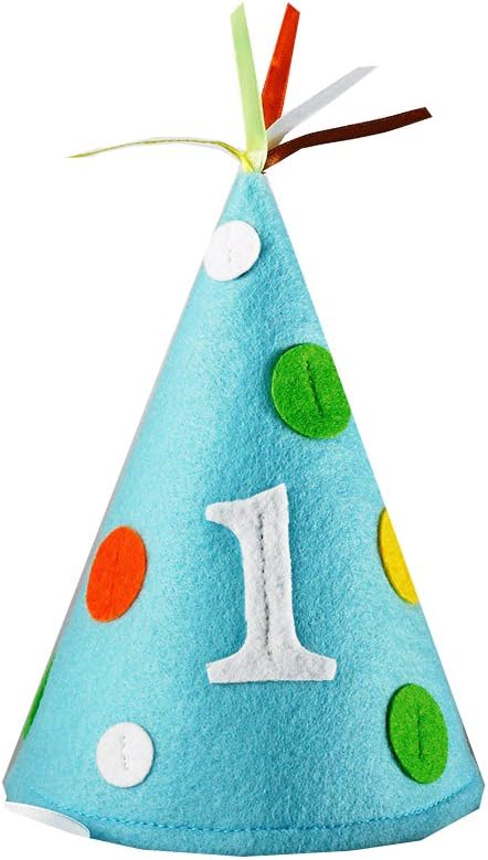Amazon.com: Creative Converting Sweet at One Boys Felt Party Hat, Child  Size: Kitchen & Dining
