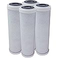 4 Pack Flow-Pur 8 Carbon Block Filter Compatible Cartridge WCBCS-975-RV by American Water Solutions