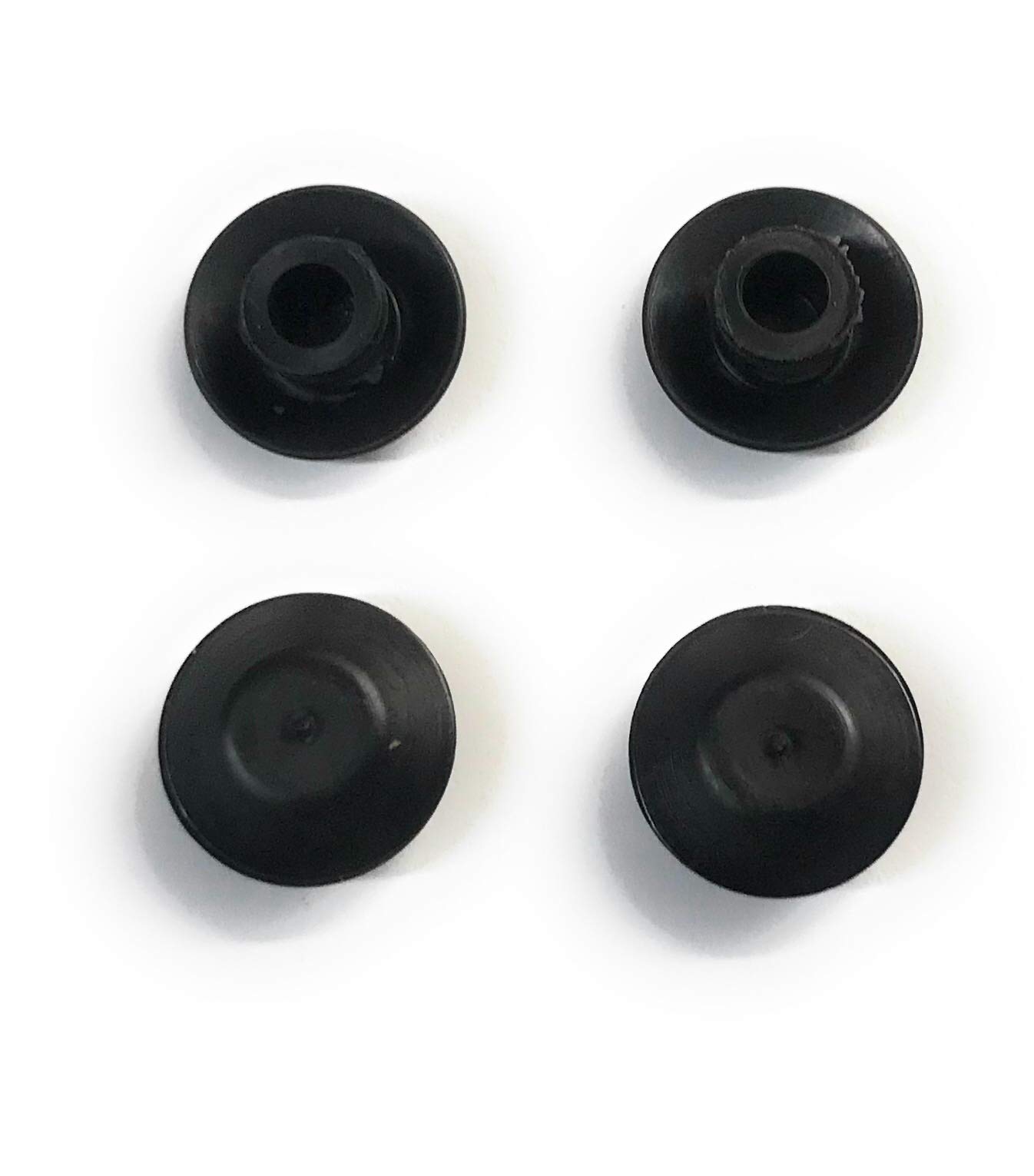 BPF-1/4" 0.25 Inch Black Plastic Flush Mount Hole Plugs for PDR & Sheet Metal (50 Pack)