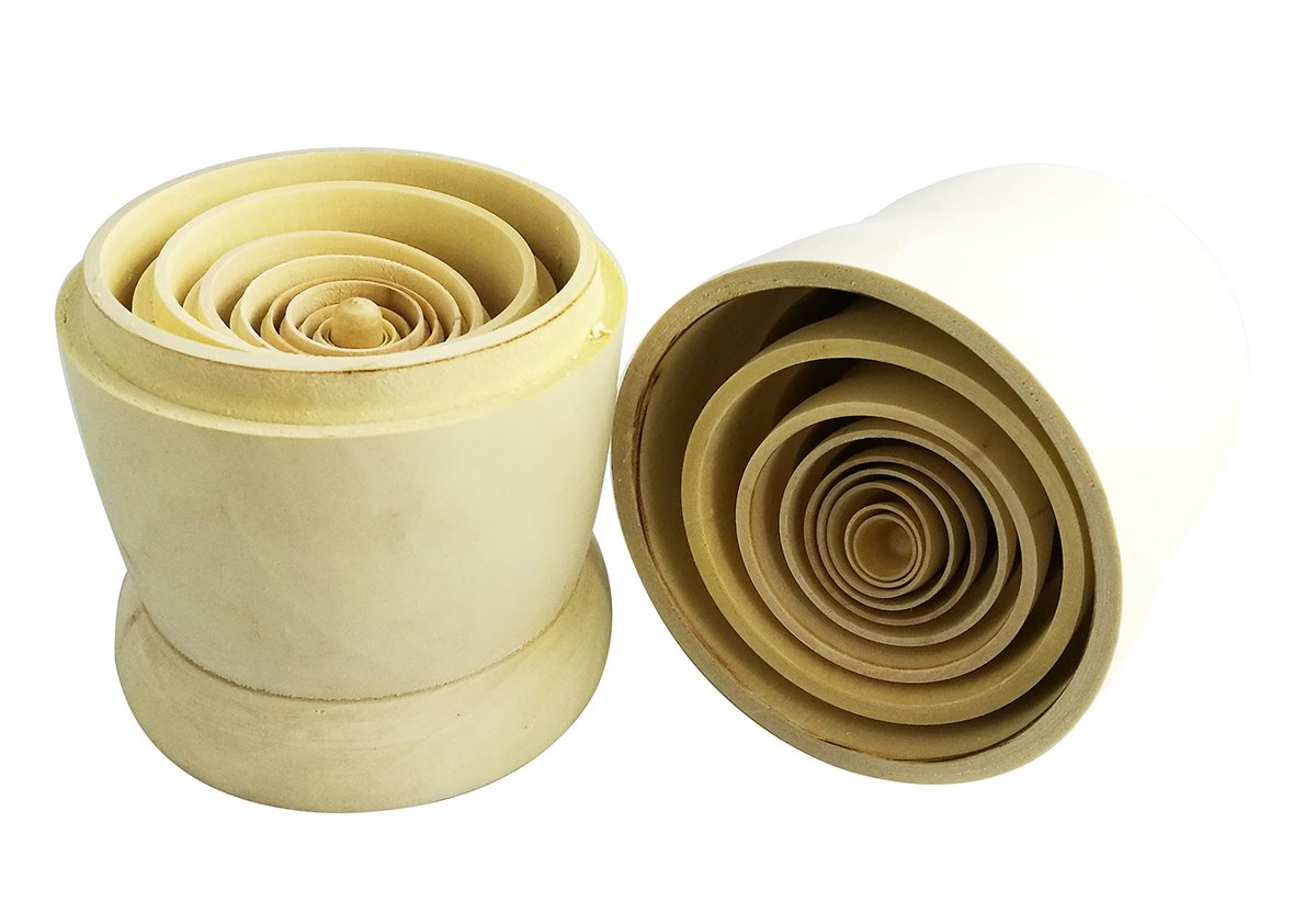 Set of 10 Creative Original Blank Unpainted Wooden Russian Nesting Dolls Matryoshka Kids Drawing Toys Christmas Birthday New Year Gifts