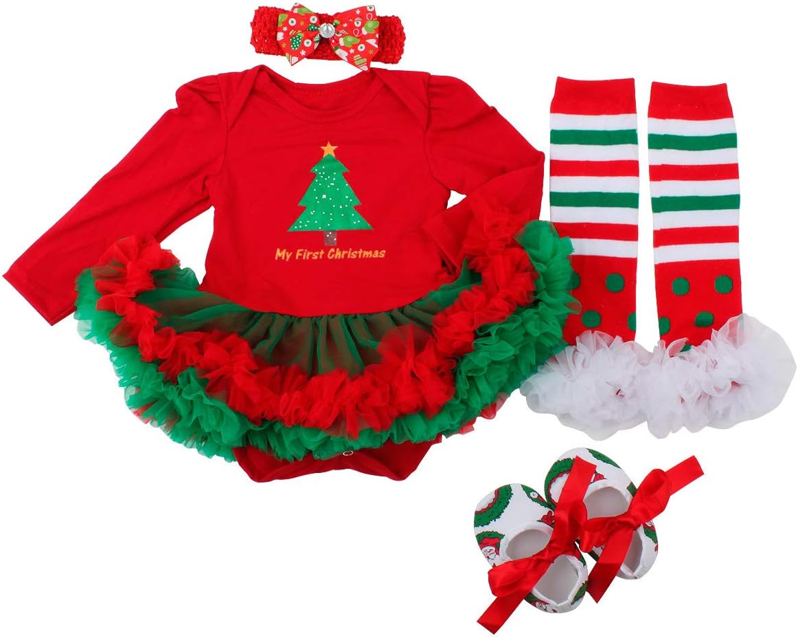 Slowera Baby Girls Christmas Outfits Clothes