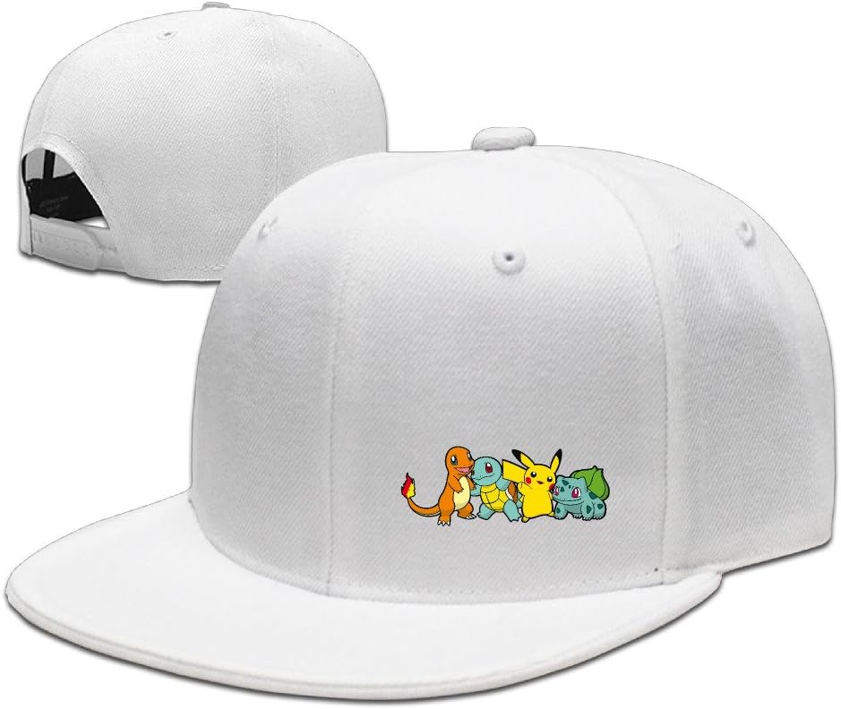 Fahion Pokemon Pikachu Charizard Squirtle Bulbasaur Adjustable Hats Trucker Baseball Caps