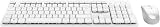 Trust Ody II Silent Wireless Keyboard and Mouse UK QWERTY White view 9