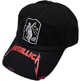 Men's Metallica And Justice For All Tombstone Baseball Cap Black