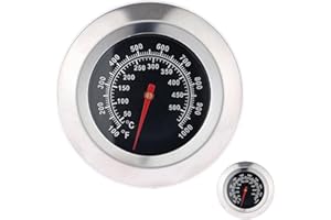 MASITE PCWJ 2PC3 Face 1000F Thermometer Temperature Gauge BBQ Barbecue Charcoal Grill Smoker