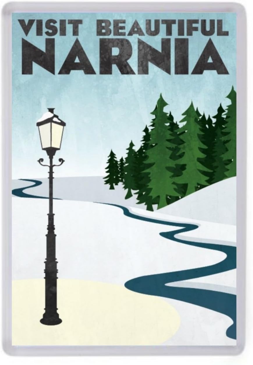 Cult City Collectables Visit Beautiful Narnia Fridge Magnet. Travel Poster Art