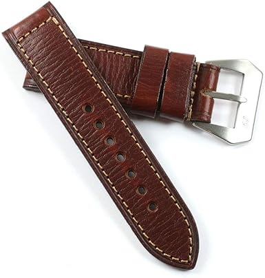 Mario Paci Original PAV 91 Correa de Reloj de Cuero para ...