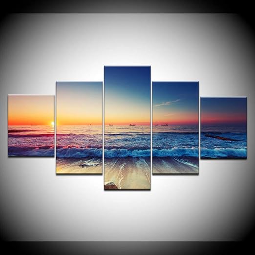 Download Platja de la posta de sol art de la paret Desktop Wallpaper Platja De La Posta De Sol Art De La Paret