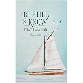 Christian Art Gifts Scripture Journal Be Still and Know Psalm 46:10 Bible Verse Inspirational Notebook,128 Ruled Pages Flexcover 5.5&rdquo; x 8.5&rdquo;