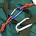 Shock Cord - Marine Grade + 2 Carabiners & Knot Tying eBook.  1/8