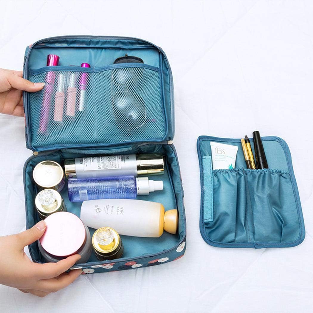 YENJOS Large Capacity Portable Travel Toiletry Wash Bag Makeup Holder Stor Luggage Cosmetic Cases