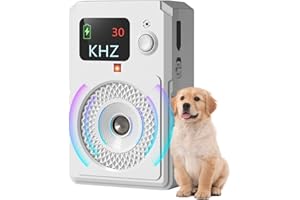 GENERIC Anti Barking Devices for Dogs, Ultrasonic Dog Bark Deterrent Devices, Dog Barking Control Device, Rechargeable Dog Silencer, Bark Box, Dog Barking Stopper for Dogs Training Indoor & Outdoor (White)