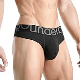 Rounderbum Men&rsquo;s Package Tech Thong &ndash; Anatomical Pouch Underwear for Natural Lift and Comfort