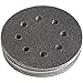 Fein Round Sanding Sheets with Hook & Loop Attachment - Aluminum Oxide, Full Resin Bond, Multi-Material Use, Perforated for Dust Control, 80 Grit, 16-Pack - 63717228020