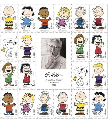 Amazon.com: Snoopy Peanuts Sheet of Twenty 34 Cent Stamps Scott