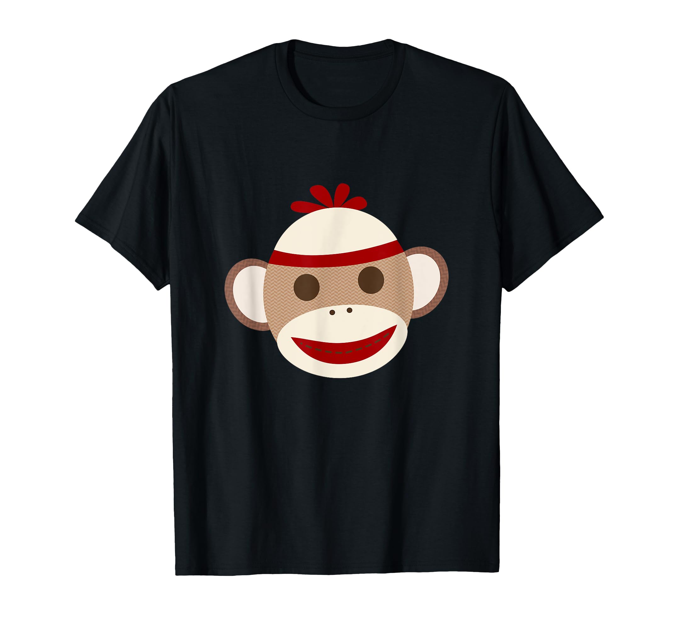 Cartoon Monkey Face Kids Monkey Shirt Youth T-Shirt Red Jimmy Changas
