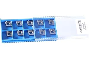 Accusize Industrial Tools Ccgt32.51-Ak-H01 Uncoating Carbide Inserts, 10 Pcs, for Machining Aluminum, Akh01x10