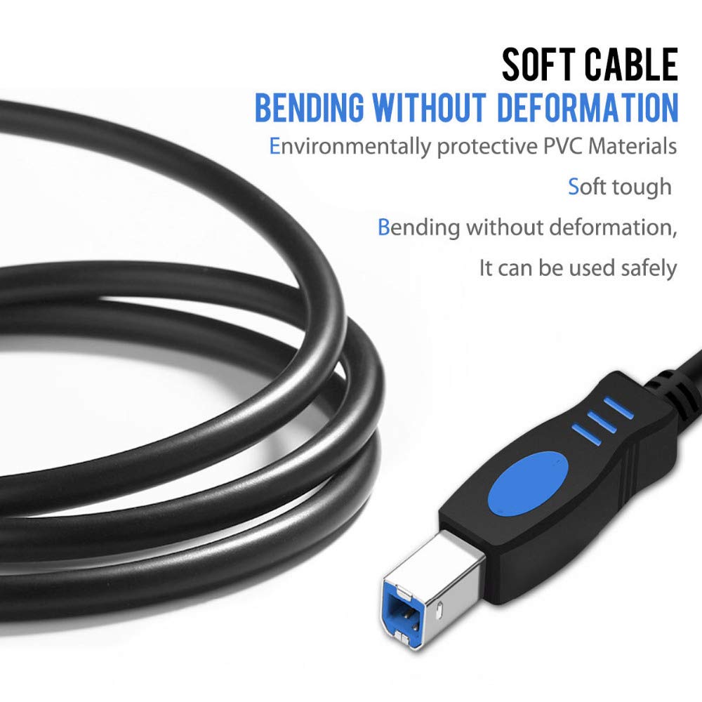 Lexmark Canon Dell Epson Samsung EtcBlack,1m Xerox USB 2.0 Type A Male