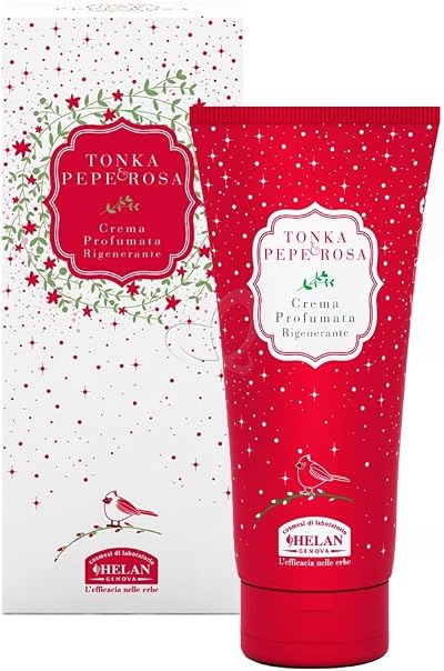 Helan Tonka Pepe Rosa Body Cream 200ml Vitamin E Green Tea Ginkgo Biloba Italy