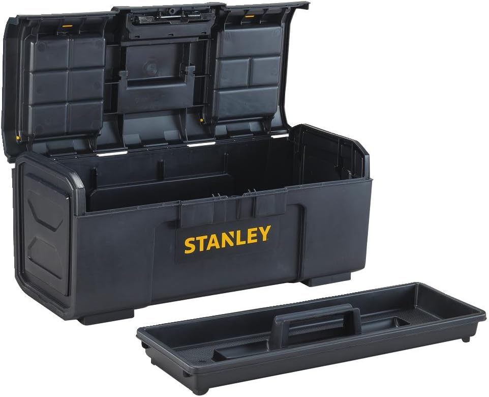 STANLEY Tool Box, One Latch Toolbox, 24-Inch (STST24410) - Tool Box - 