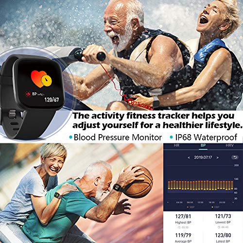 fitness tracker with spo2 and blood pressure