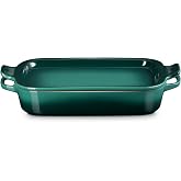 Le Creuset Stoneware Rectangular Dish with Platter Lid, 3 qt., Artichaut