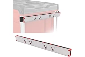 BAFOVY Power Drill Holder, Stainless Steel Tool Box Side Mount with Lift and Tilt Hook Design, for Packout Tool Organizer