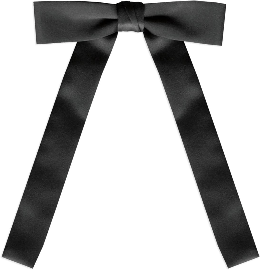 Black Satin Western Tie