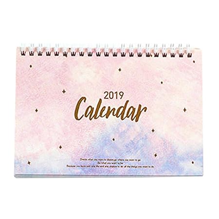 Eternitry 2019 Desktop Calendar Serie Four Season Tabella