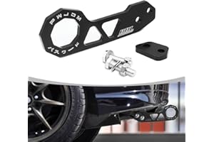 GUNHUNT - 1pc Heavy Duty Pull Ring Lightweight Metal Pull Resistant Front and Rear Tow Hitch Creative Universal Tow Hooks