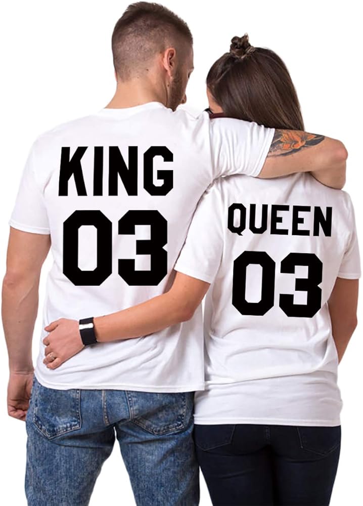 camisas de pareja king y queen