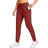 G Gradual Women's Joggers Pants with Zipper Pockets Tapered Running Sweatpants for Women Lounge, Jogging