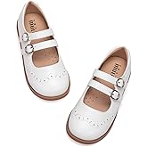 Frank Mully Girls Flats Mary Jane Shoes Round Toe Dress Shoes School Oxford Flats for Toddler/Little Kid