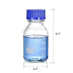 Yopay 10 Pack Media Storage Bottles with GL45 Blue