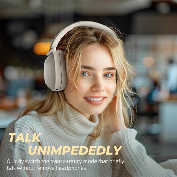 IKF-SOLO WIRELESS HEADPHONES BLUETOOTH 5.4 ACTIVE NOISE CANCELLING 140H PLAYBACK TIME 35MS LOW LATENCY SUPPORT WIRED WIRELESS HI-RES AUDIO FOR IOS/ANDROID/PC/PS5/SWITCH/XBOX (YUNYAN-WHITE)