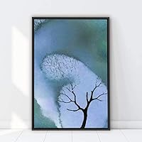 Framed Canvas Wall Art Abstract Trees Canvas Prints Home Artwork Decoration for Living Room,Bedroom - 16x24 inches