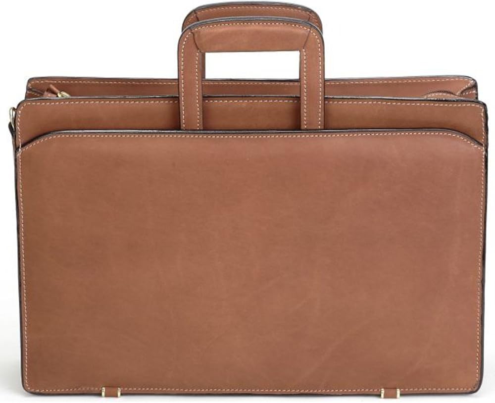 Schlesinger Top Leather Briefcase Color Brown Briefcases