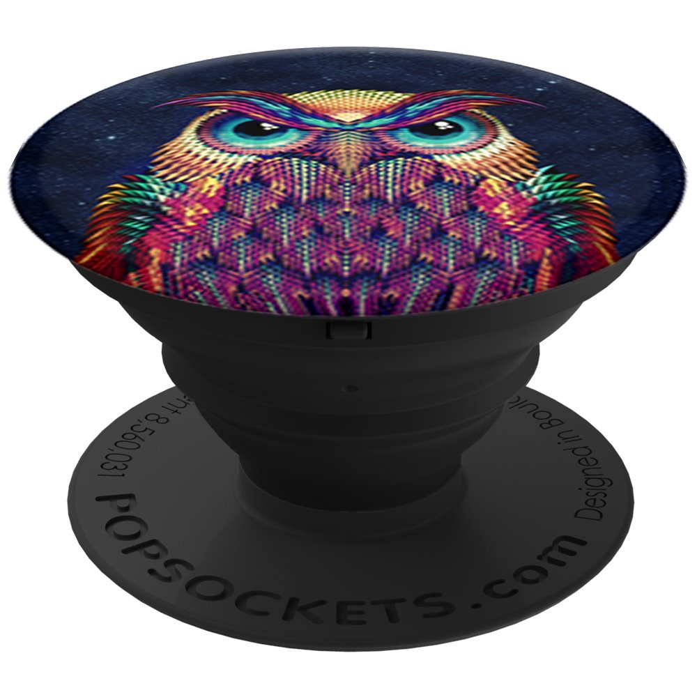 PopSockets 707123 Collapsible Grip and Stand for Phones/Tablets Owl Amazon.co.uk Electronics