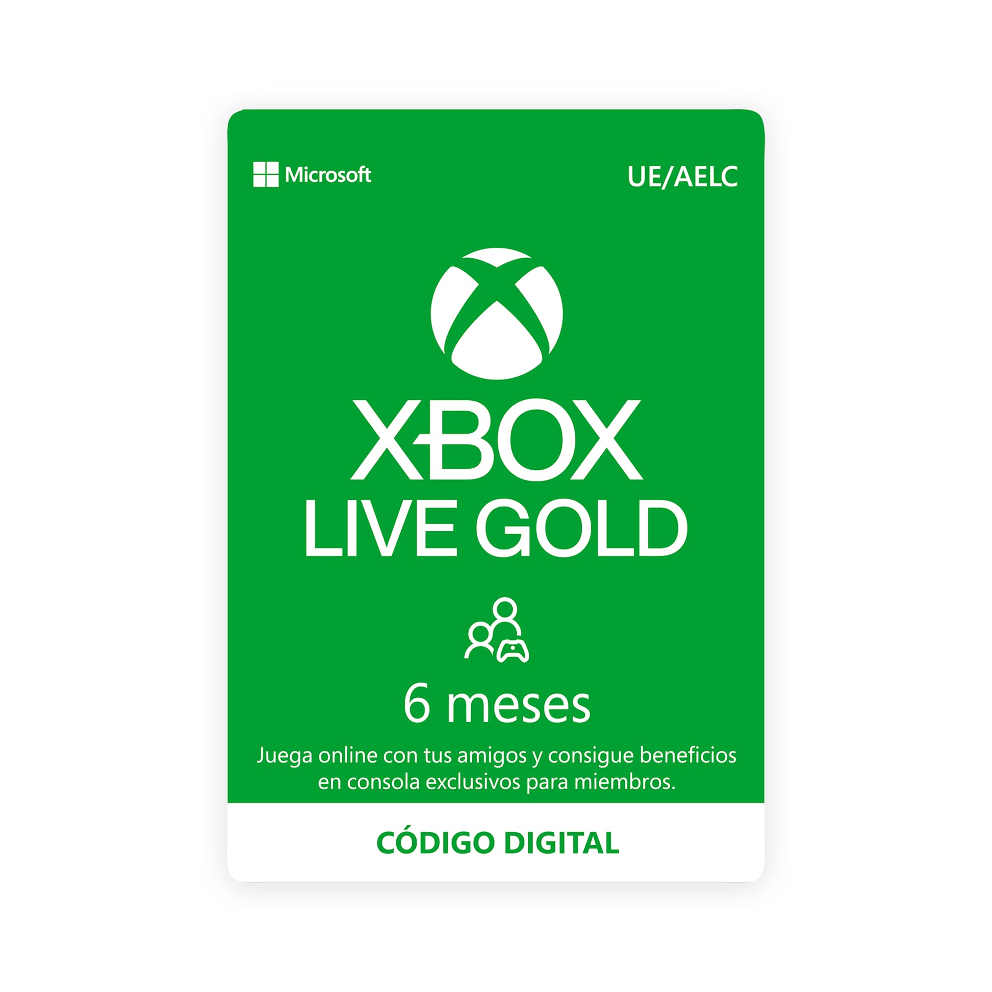 Microsoft-Suscripcion-Xbox-Live-Gold-6-Meses-Xbox-Live-Codigo-de-descarga Microsoft-Suscripcion-Xbox-Live-Gold-6-Meses-Xbox-Live-Codigo-de-descarga