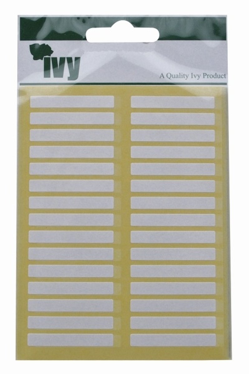 Small White Labels 5mmx35mm