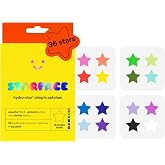 Starface Hydro-Star&reg; Play Pack Hydrocolloid Star-Shaped Pimple Patch, 36 ct | Dermatologist Tested &bull; Covers &amp; Protects Visible Spots &bull; Absorbs Pimple Gunk &bull; Vegan, Cruelty-Free &amp; Sensitive Skin Safe